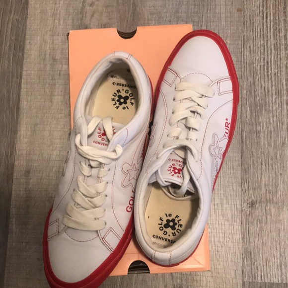 Golf Tyler the creator racing red shoes Men 9.5 Women 11.5 - Picture 2 of 5